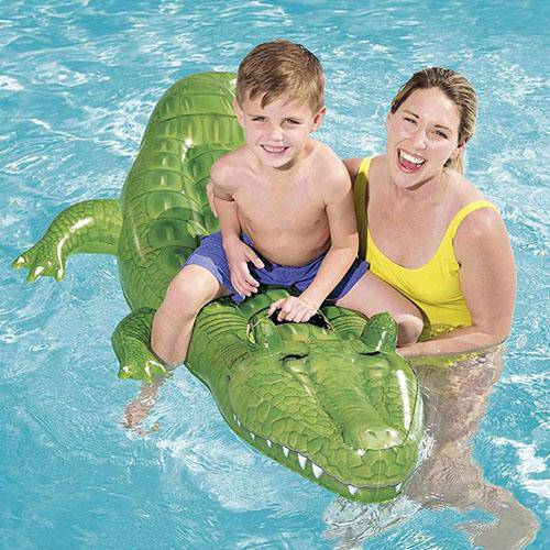 Inflatable Crocodile Ride On - The Great Escape