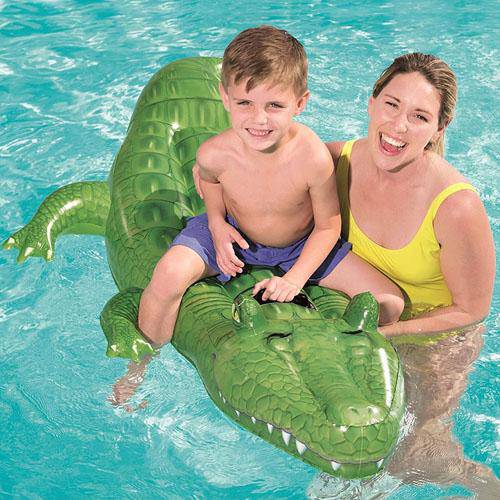 Inflatable Crocodile Ride On - The Great Escape