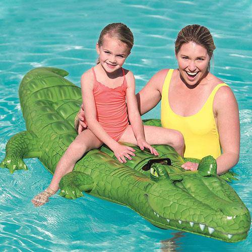 Inflatable Crocodile Ride On - The Great Escape