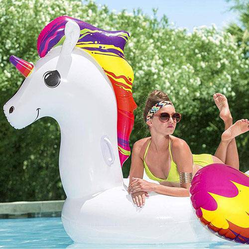 Inflatable Luxury Unicorn Ride On - The Great Escape