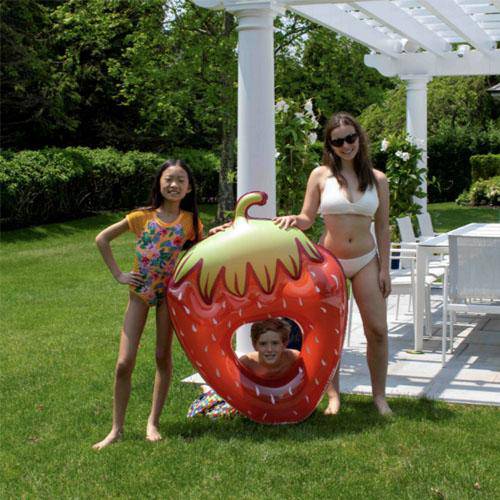 Inflatable Strawberry Ring - The Great Escape