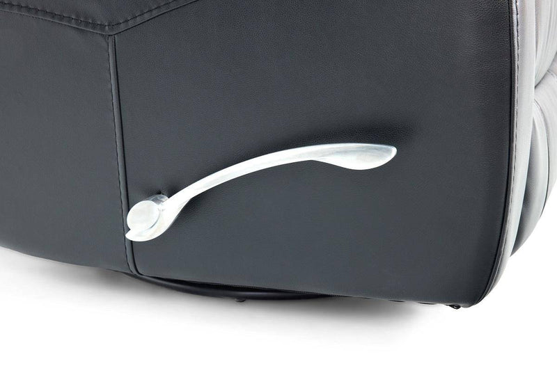 Jordyn Black Swivel Rocker Recliner - The Great Escape