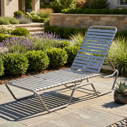 Kabana Grey Strap Chaise - Contract Rated - The Great Escape
