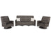 Kampala 3 Piece Grey Quick Dry Foam Sofa Group - The Great Escape