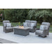 Kampala 5 Piece Loveseat Group - The Great Escape