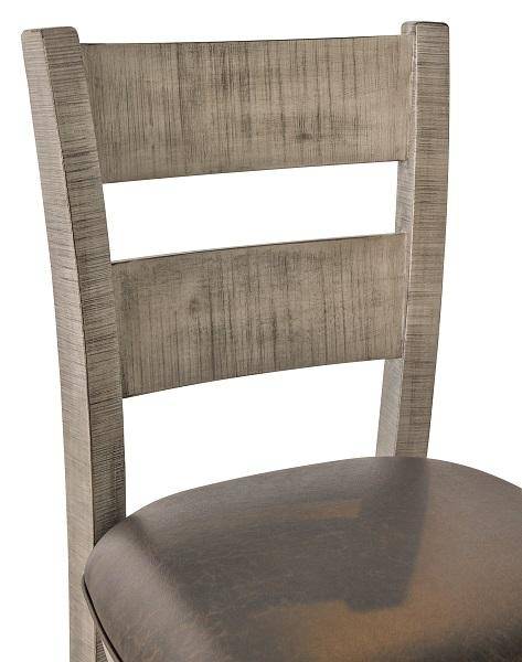 Kingston 30" Stationary Barstool - Rustic Grey - The Great Escape