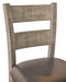 Kingston 30" Stationary Barstool - Rustic Grey - The Great Escape