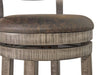 Kingston 30" Swivel Barstool - Rustic Grey - The Great Escape