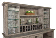 Kingston Buffet & Hutch Back Bar in Rustic Grey - The Great Escape