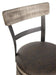 Kingston Swivel Stool - Rustic Grey - The Great Escape