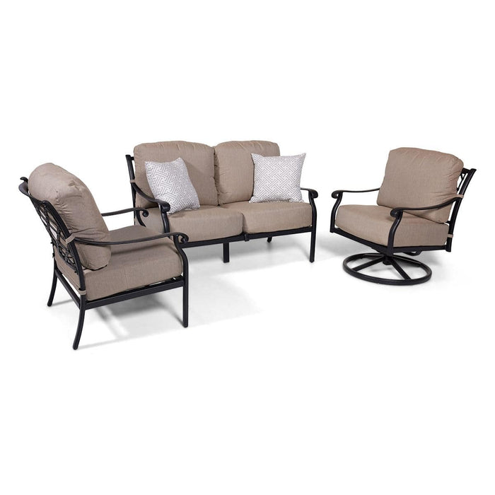 Lakeland 3 Piece Loveseat Group - The Great Escape