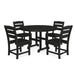 Lakeside 5 Piece Round Farmhouse Dining Set - The Great Escape