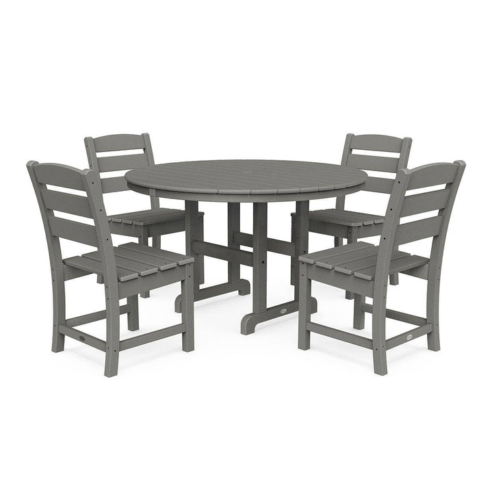 Lakeside 5 Piece Round Farmhouse Dining Set - The Great Escape