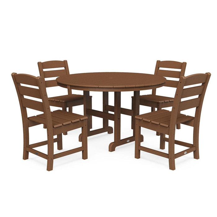 Lakeside 5 Piece Round Farmhouse Dining Set - The Great Escape