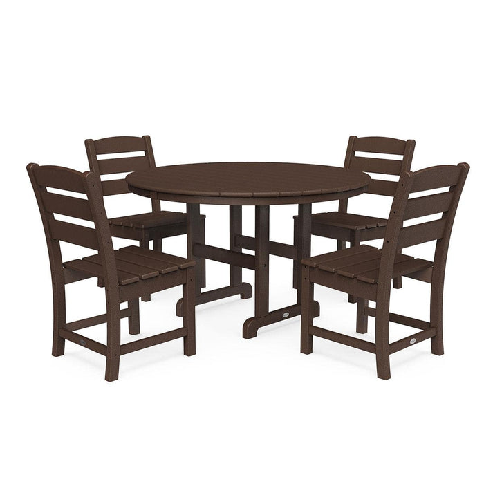 Lakeside 5 Piece Round Farmhouse Dining Set - The Great Escape