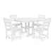 Lakeside 5 Piece Round Farmhouse Dining Set - The Great Escape