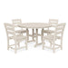 Lakeside 5 Piece Round Farmhouse Dining Set - The Great Escape