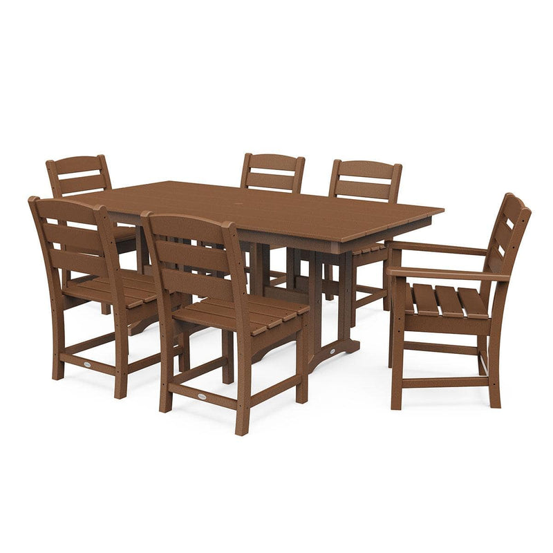 Lakeside 7 Piece Farmhouse Dining Set - The Great Escape