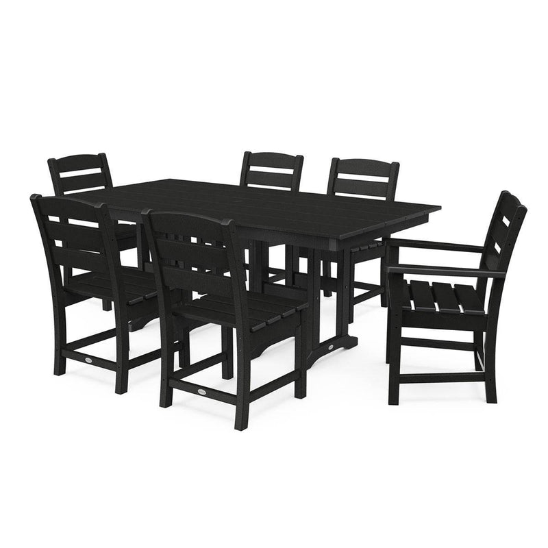 Lakeside 7 Piece Farmhouse Dining Set - The Great Escape
