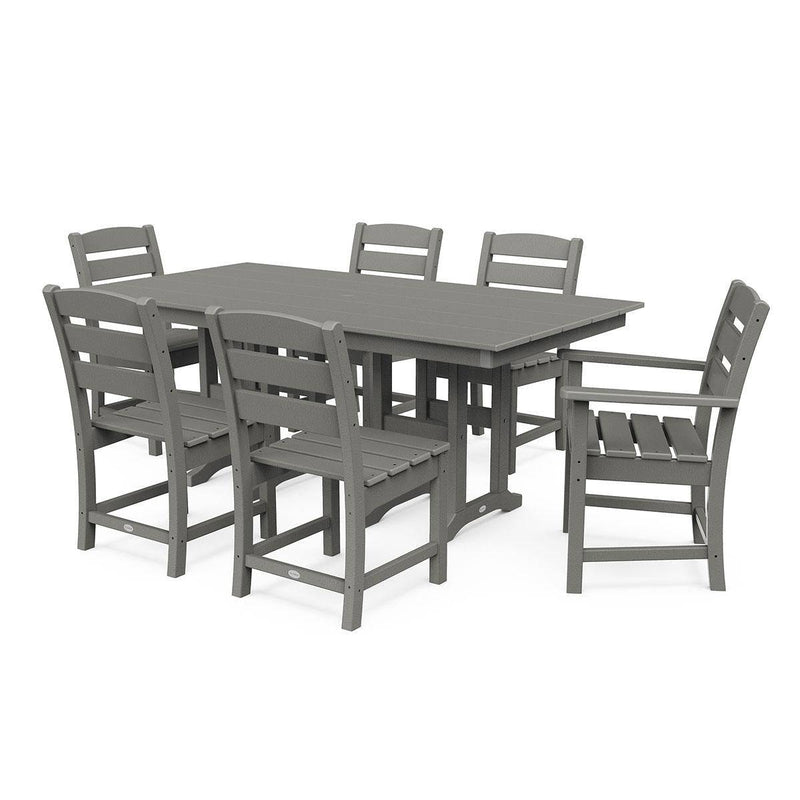 Lakeside 7 Piece Farmhouse Dining Set - The Great Escape