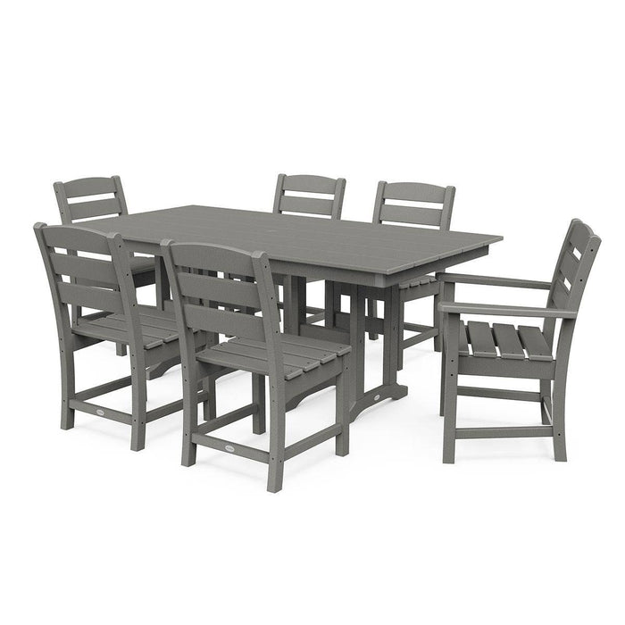 Lakeside 7 Piece Farmhouse Dining Set