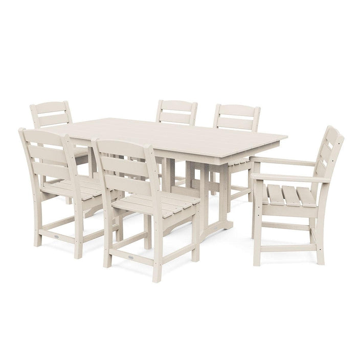 Lakeside 7 Piece Farmhouse Dining Set