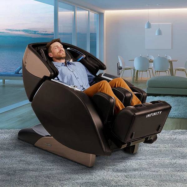 Luminary Syner-D Brown Massage Chair - The Great Escape