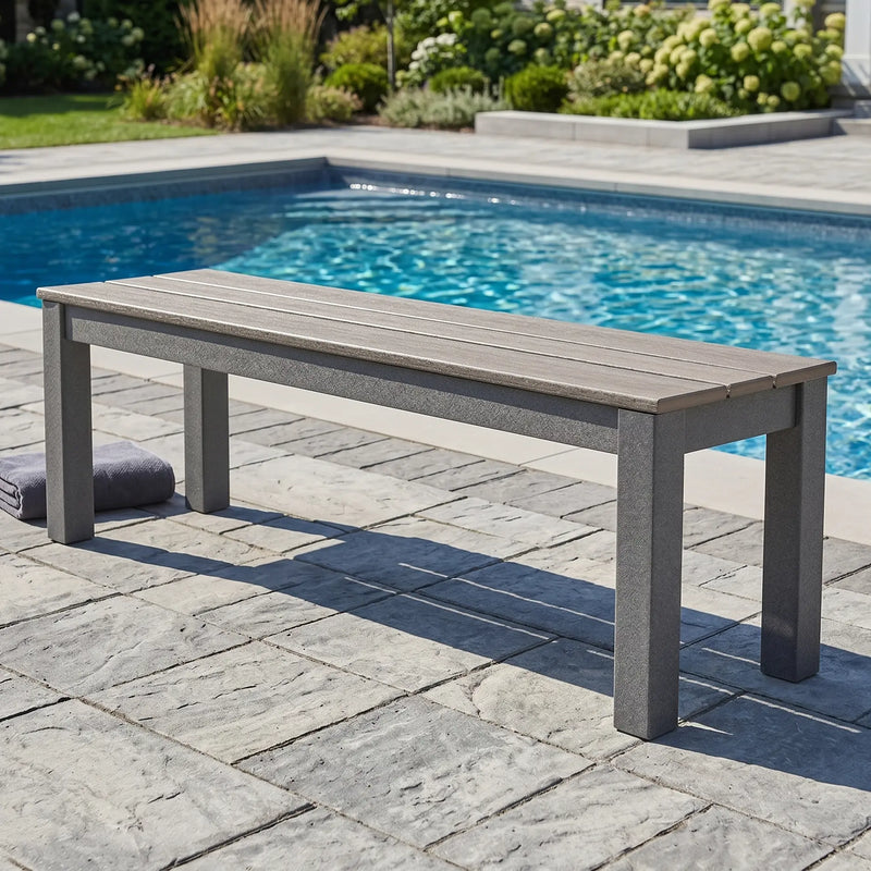 Mad Charcoal 60" Dining Bench - The Great Escape