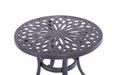 Mayfair 24" Round Desert Bronze Tea Table - The Great Escape