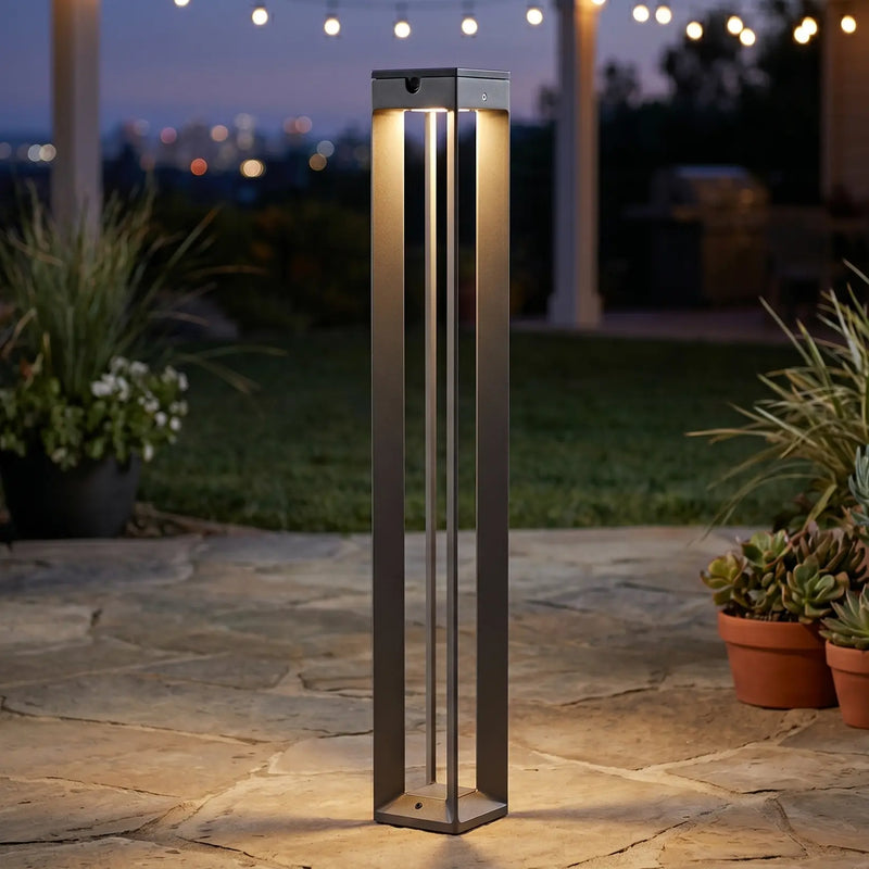 Mesa 35" Aluminum Solar Lantern - The Great Escape