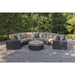 Milan 7 Piece Curved Sectional Group - The Great Escape