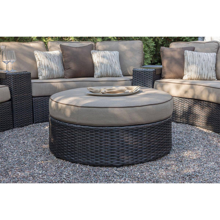 Milan 7 Piece Curved Sectional Group - The Great Escape