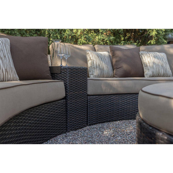 Milan 7 Piece Curved Sectional Group - The Great Escape