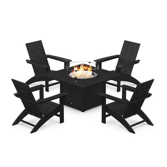 Modern Adirondack 5 Piece Conversation Fire Group - The Great Escape