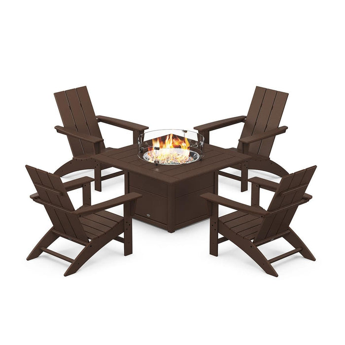 Modern Adirondack 5 Piece Conversation Fire Group - The Great Escape