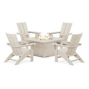 Modern Adirondack 5 Piece Conversation Fire Group - The Great Escape