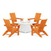 Modern Adirondack 5 Piece Conversation Fire Group - The Great Escape