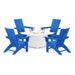 Modern Adirondack 5 Piece Conversation Fire Group - The Great Escape