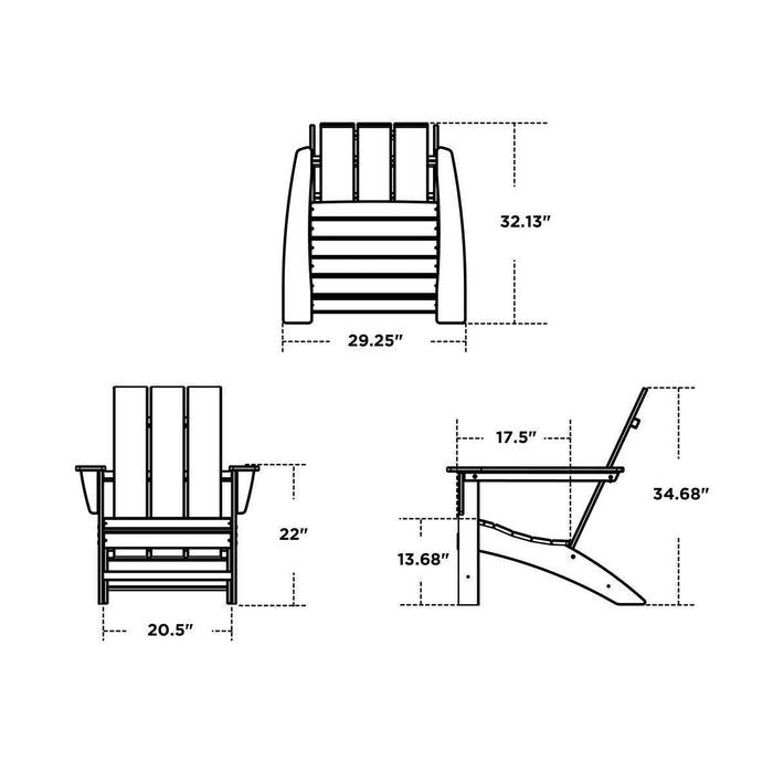 Modern Adirondack Chair - The Great Escape