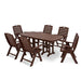 Nautical Folding Highback 7 Piece Dining Set - The Great Escape