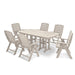 Nautical Folding Highback 7 Piece Dining Set - The Great Escape