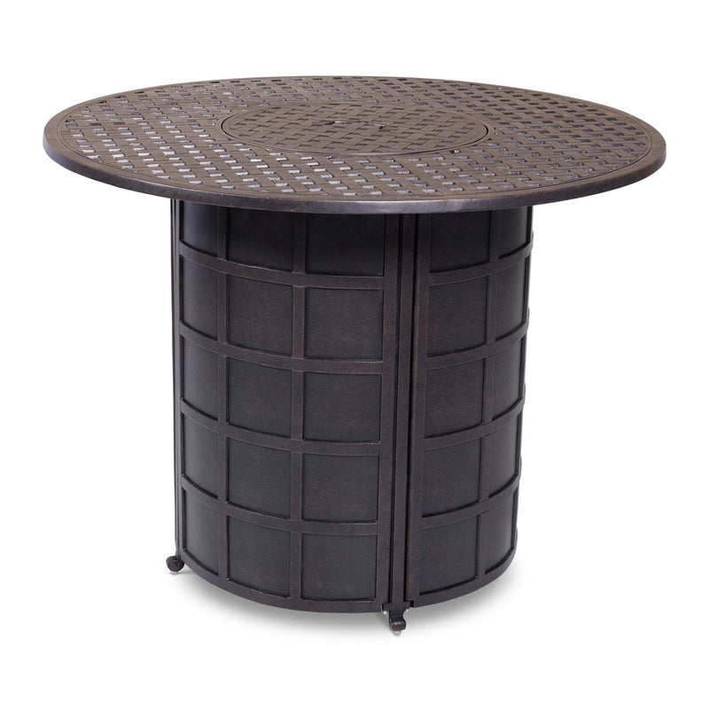 Newport 54" Bar Height Fire Table W/ Lid - The Great Escape