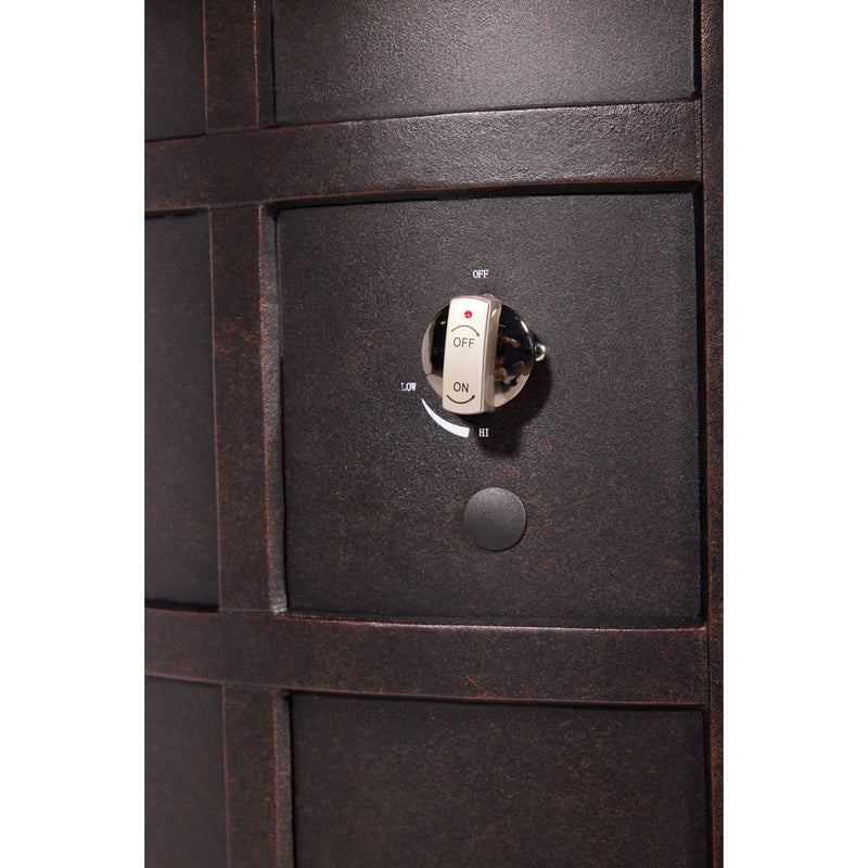 Newport 54" Bar Height Fire Table W/ Lid - The Great Escape