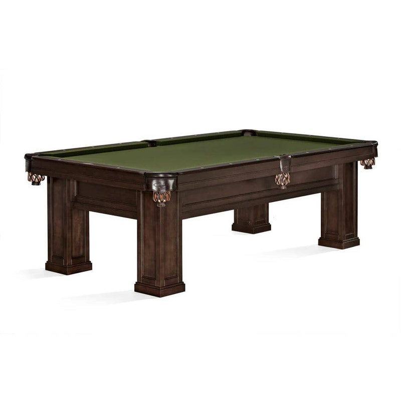 8' Brunswick Oakland Pool Table Espresso - The Great Escape