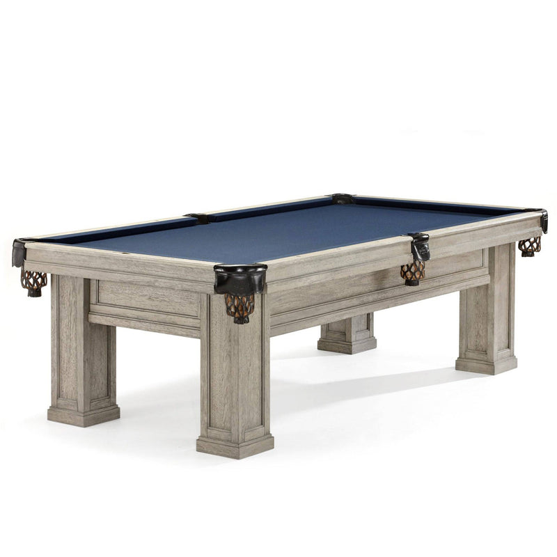 8' Brunswick Oakland Pool Table Rustic Grey - The Great Escape
