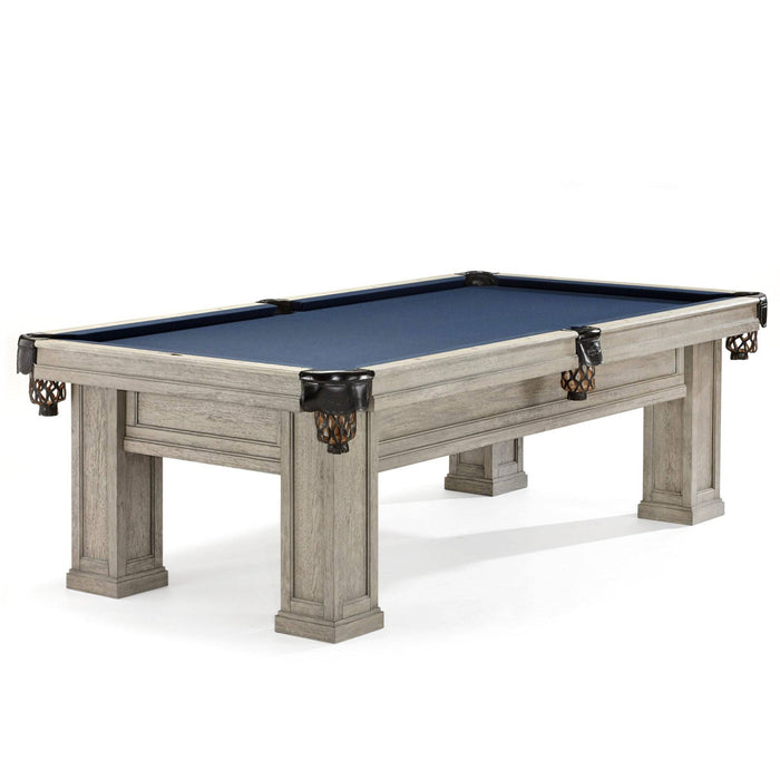 8' Brunswick Oakland Pool Table Rustic Grey