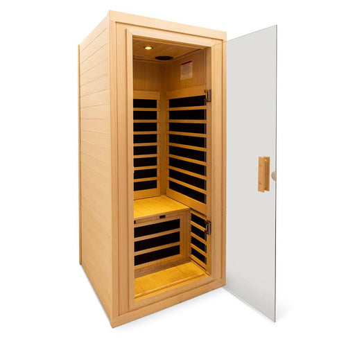 One Person Deluxe Infrared Sauna With Stereo - The Great Escape