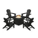 Palm Coast Adirondack 5 Piece Conversation Fire Group - The Great Escape