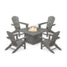 Palm Coast Adirondack 5 Piece Conversation Fire Group - The Great Escape