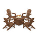 Palm Coast Adirondack 5 Piece Conversation Fire Group - The Great Escape